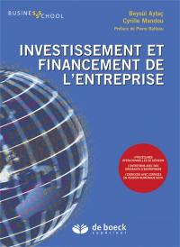 Investissement et financement de l'entreprise