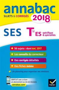 SES terminale ES spécifique & spécialités