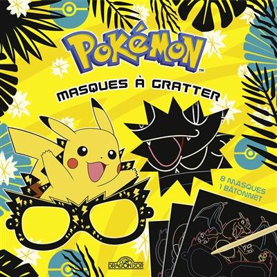 Pokémon : masques à gratter