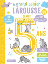 Le grand cahier Larousse de mes 5 ans : GS : 100 activités ludques