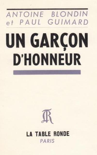 Un Garçon d'honneur