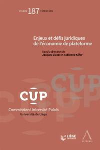 Enjeux et défis juridiques de l'économie de plateforme