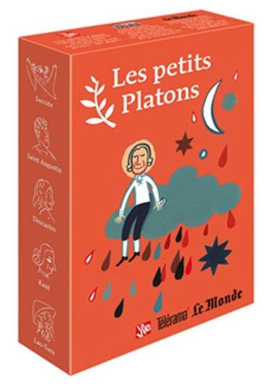 Coffret  orange 5 Petits Platons : Socrate, saint Augustin, Descartes, Kant et Lao-Tseu