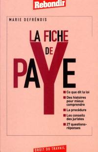 La fiche de paye