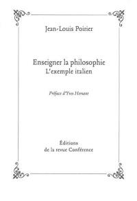 Enseigner la philosophie : l'exemple italien