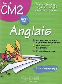 Anglais CM2, 10-11 ans