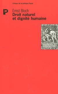 Droit naturel et dignité humaine