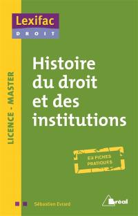 Histoire du droit et des institutions