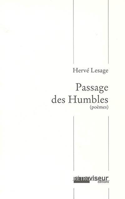 Passage des humbles : poèmes