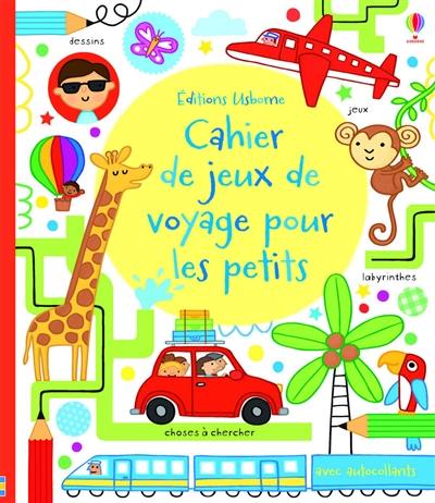 Cahier de jeux de voyage pour les petits