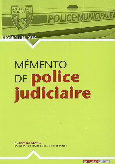 Mémento de police judiciaire