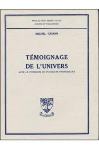 Témoignage de l'univers