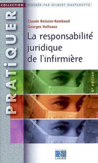 La responsabilité juridique de l'infirmière