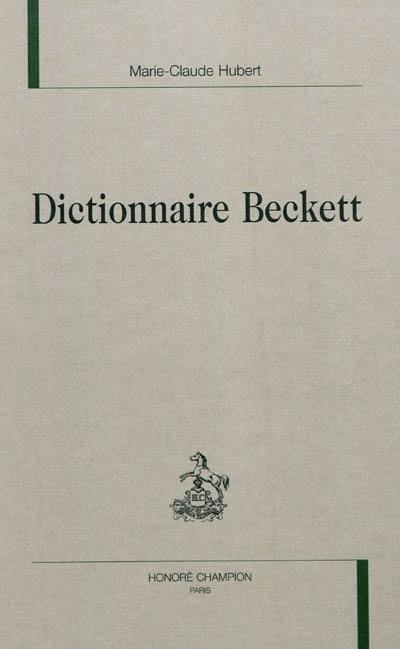 Dictionnaire Beckett