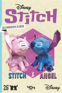 Stitch : des papertoys à créer : Stitch & Angel