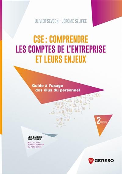 CSE : comprendre les comptes de l'entreprise et leurs enjeux : guide à l'usage des élus du personnel