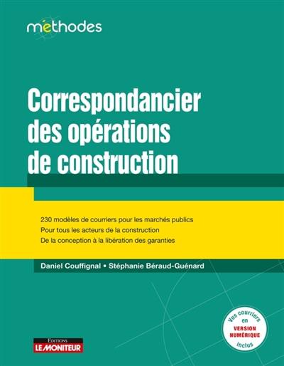 Correspondancier des opérations de construction