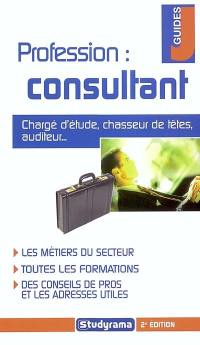 Profession consultant : chargé d'étude, chasseur de têtes, auditeur... : les métiers du secteur, toutes les formations, des conseils de pros et les adresses utiles