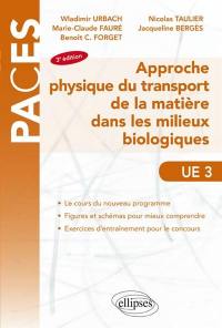 Approche physique du transport de la matière dans les milieux biologiques : UE 3