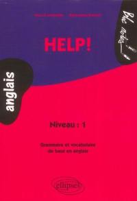 Help ! : niveau 1 : grammaire et vocabulaire de base en anglais