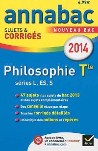 Philosophie, terminale séries L, ES, S : nouveau bac 2014