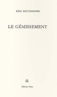 Le gémissement