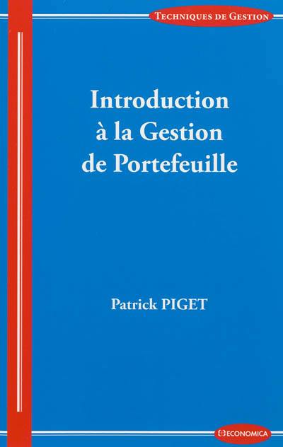 Introduction à la gestion de portefeuille