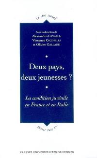 Deux pays, deux jeunesses : la condition juvénile en France et en Italie