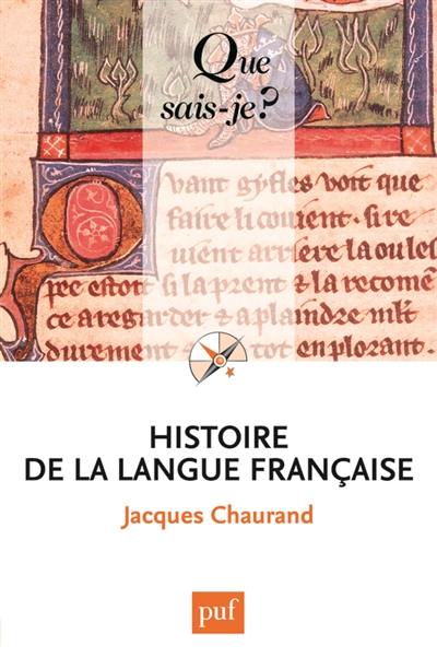 Histoire de la langue française