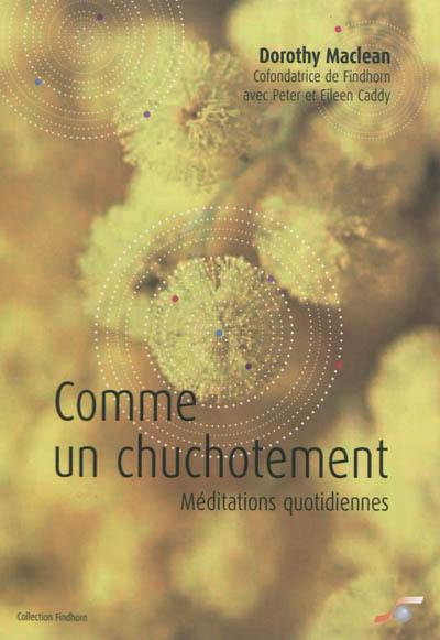 Comme un chuchotement : méditations quotidiennes