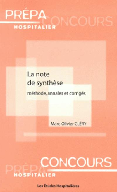 La note de synthèse