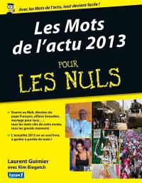 Les mots de l'actu 2013