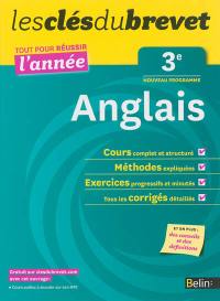 Anglais 3e : nouveau programme