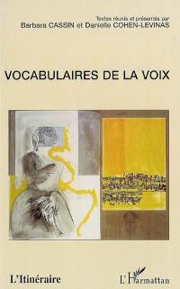 Vocabulaires de la voix