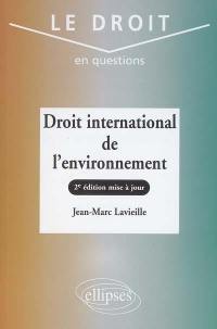 Droit international de l'environnement