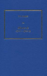 Les oeuvres complètes de Voltaire. Vol. 1A. Oeuvres de 1711-1722 I : Oedipe, Poésies