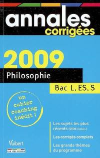 Philosophie : bac séries L, ES, S