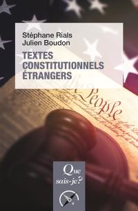 Textes constitutionnels étrangers