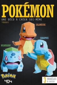 Pokémon : Bulbizarre, Salamèche, Carapuce : une déco à créer soi-même