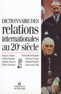 Dictionnaire des relations internationales au 20e siècle