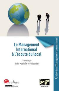 Le management international à l'écoute du local