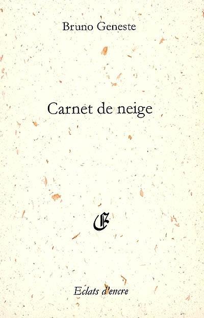 Carnet de neige