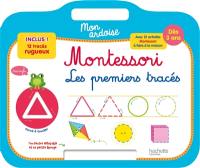 Mon ardoise Montessori : les premiers tracés : dès 3 ans