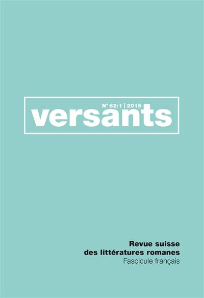 Versants, n° 62-1. Transitions