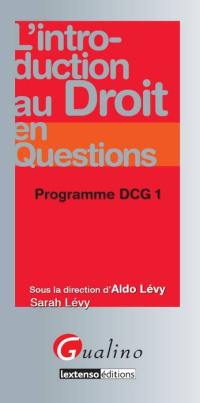 L'introduction au droit en questions : programme DCG 1