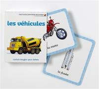 Les véhicules : cartes-imagier pour bébés