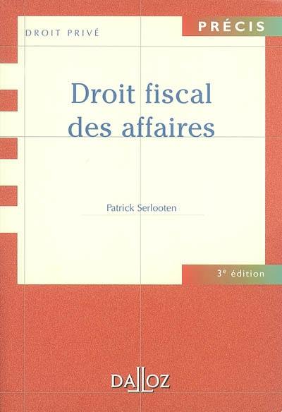 Droit fiscal des affaires