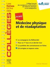 Fiches médecine physique et de réadaptation