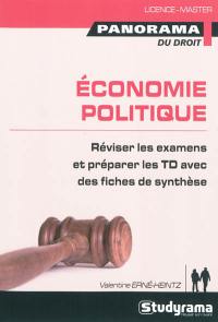 Politique économique : réviser les examens et préparer des TD avec des fiches de synthèse : licence-master