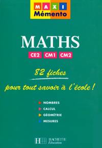 Maths CE2, CM1, CM2